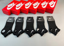 Kit de Meias Cano baixo Nike com 5 Pares (Preto)