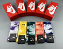 Kit de Meias Cano alto Nike Tie-Dye com 5 Pares