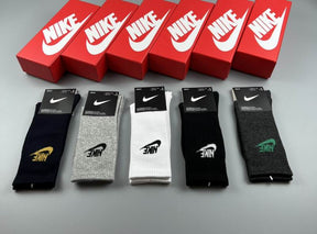 Kit de Meias Cano alto Nike com 5 Pares